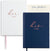Hardcover Wedding His Hers Vow Books, Vows Starter Card Included - Elegant Rose Gold Foil Perfect Gifts Wedding Day Her Officiant Book - Pocket Notebook Vow Renewal 5.5" X 3.9"